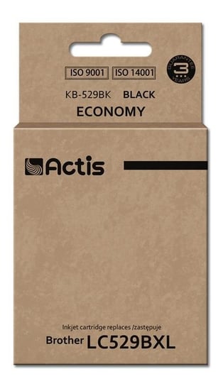 Tusz ACTIS KB-529Bk Standard, czarny, 58 ml, LC529Bk Actis