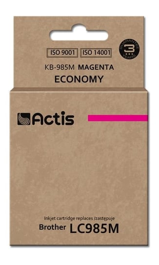 Tusz ACTIS KB-985M Standard, purpurowy, 19.5 ml, LC-985M Actis