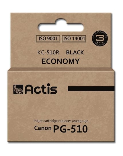 Tusz ACTIS KC-510R Standard, czarny, 12 ml, PG-510 Actis