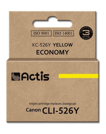 Tusz ACTIS KC-526Y Standard, żółty, 10 ml, CLI-526Y Actis