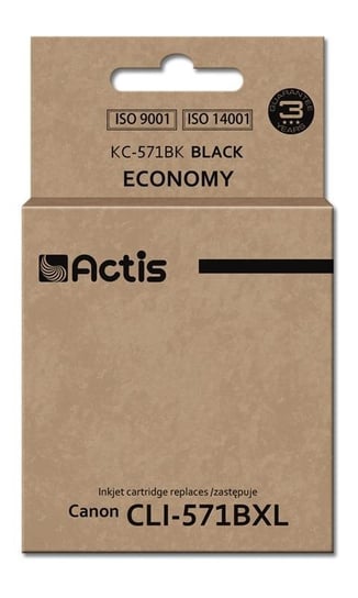 Tusz ACTIS KC-571BK Standard, czarny, 12 ml, CLI-571BK Actis