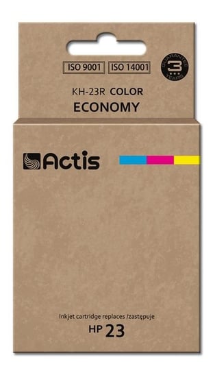 Tusz ACTIS KH-23R Standard, błękitny/purpurowy/zółty, 39 ml, 23 C1823D Actis