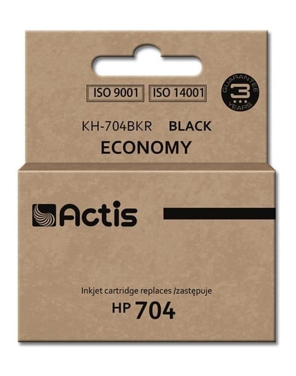 Tusz ACTIS KH-704BKR Standard, czarny, 15 ml, CN692AE Actis