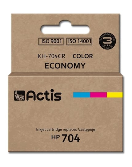 Tusz ACTIS KH-704CR Standard, błękitny, purpurowy, żółty, 9 ml, CN693AE Actis