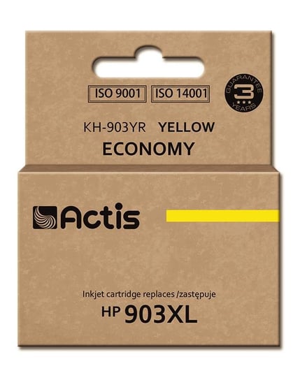 Tusz ACTIS KH-903YR, 12 ml, żółty Actis