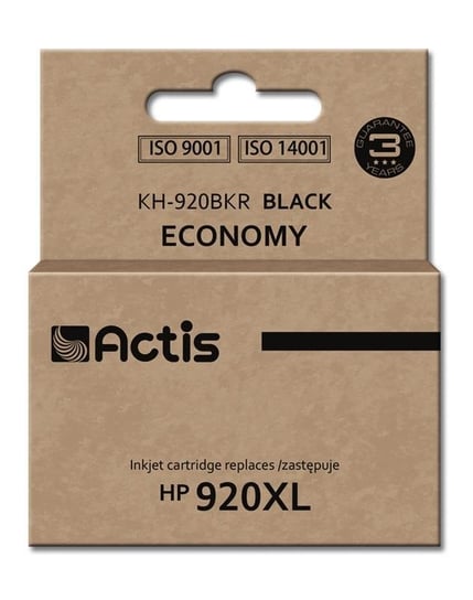 Tusz ACTIS KH-920BKR Standard, czarny, 50 ml, HP 920XL CD975AE Actis