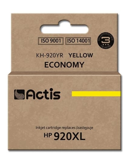 Tusz ACTIS KH-920YR Standard, żółty, 12 ml, CD974AE Actis