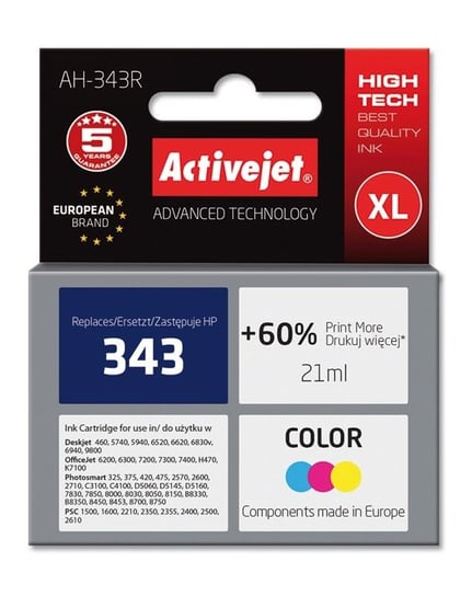 Tusz ACTIVEJET kolor do drukarki HP Activejet