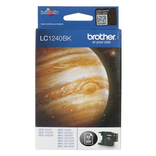 Tusz BROTHER BLACK LC1240BK Brother