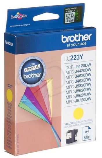 Tusz BROTHER LC-223Y, żółty Brother