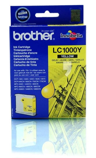 Tusz BROTHER LC1000Y yellow Brother
