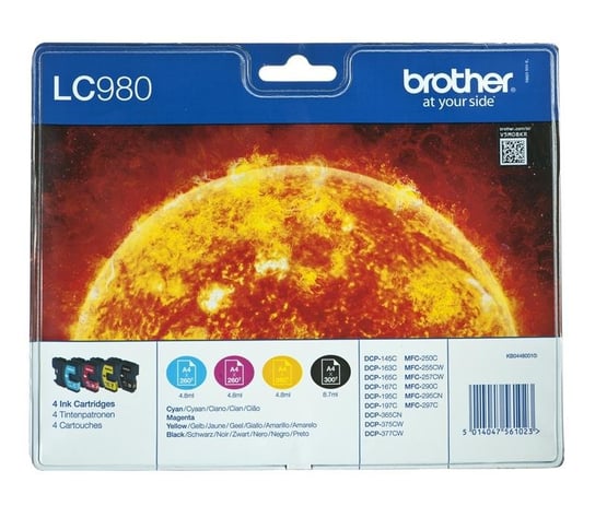 Tusz BROTHER Multipack Cmyk LC980VALBP Brother