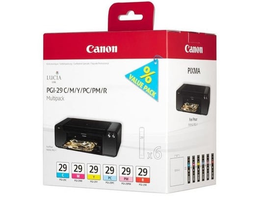 Tusz CANON PGI-29 C/M/Y/PC/PM/R Multipack 4873B005 Canon