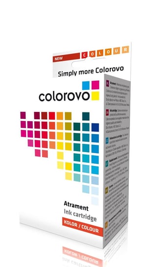 Tusz COLOROVO CRE-T1295, błękitny, czarny, purpurowy, żółty, 50 ml, T1295 + papier foto COLOROVO