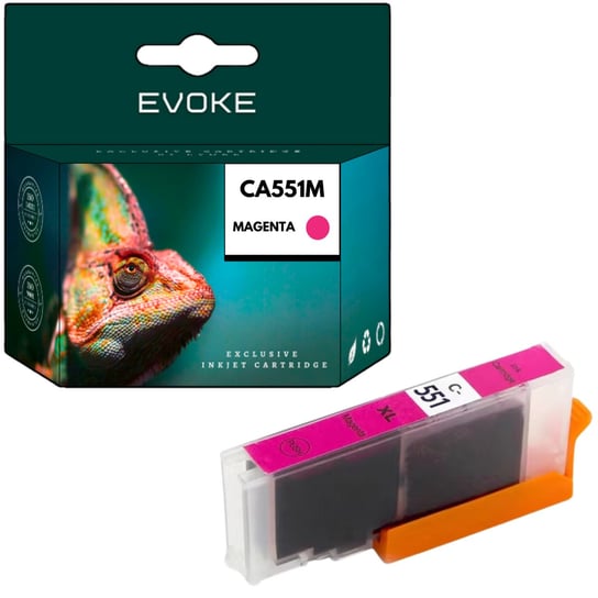 Tusz do drukarki Canon 551M czerwony (magenta) | 12 ml | 760 stron Evoke