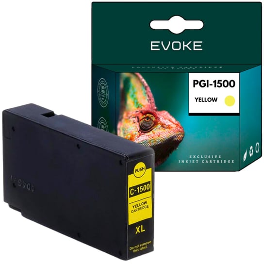 Tusz do drukarki Canon PGI1500 żółty (yellow) | 800 stron | 9195B009 Evoke