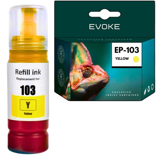 Tusz do drukarki Epson 103 żółty 70 ml Evoke