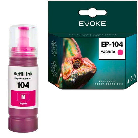 Tusz do drukarki Epson 104M | 70 ml | 8070 stron | C13T00P340 / T104 Evoke