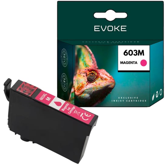 Tusz do drukarki Epson 603XM czerwony (magenta) | 12 ml | 1050 stron Evoke