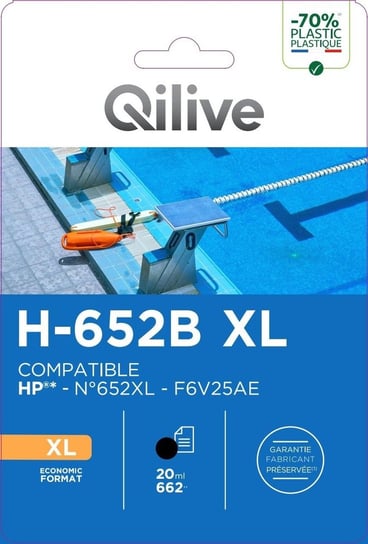 Tusz do drukarki HP 652 XL czarny Qilive