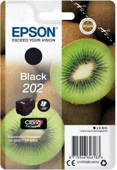 Tusz EPSON 202 Claria Premium, czarny, 6.9 ml Epson