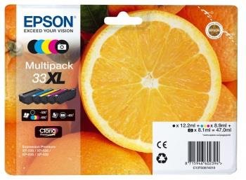 Tusz EPSON 33XL Premium Multipack 5-color Claria, multi-color Epson