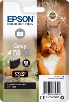 Tusz EPSON 478XL Claria Photo HD, szary, 11.2 ml Epson
