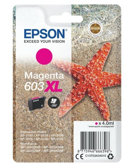 Tusz Epson 603XL Magenta 350 stron Epson