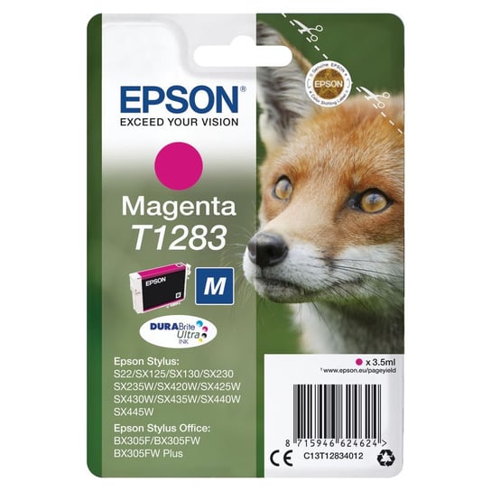Tusz EPSON C13T12834012, purpurowy, 3.5 ml Epson