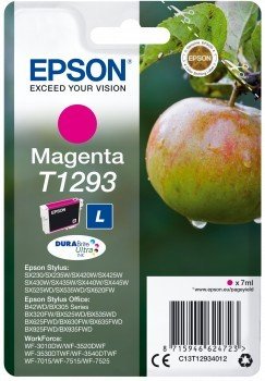Tusz EPSON C13T12934012, purpurowy, 7 ml Epson