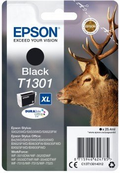 Tusz EPSON C13T13014012, czarny, 25.4 ml Epson
