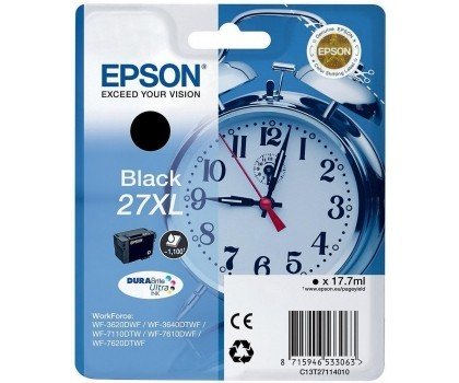 Tusz EPSON C13T27114012, czarny, 17.7 ml Epson