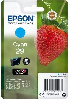 Tusz EPSON C13T29824012, błękitny, 3.2 ml Epson