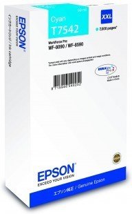 Tusz EPSON C13T754240 XXL, błękitny, 69 ml Epson