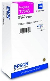 Tusz EPSON C13T754340 XXL, purpurowy, 69 ml Epson