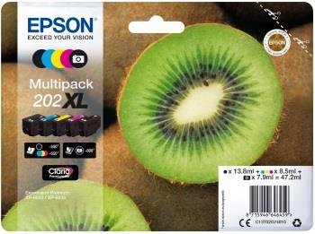 Tusz EPSON Kiwi Multipack 202 Claria Premium, multi-color, 6.9/4.1 ml Epson