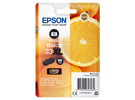Tusz EPSON Singlepack Photo Black 33XL Claria Premium Ink Epson