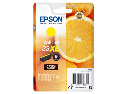 Tusz EPSON Singlepack Yellow 33XL Claria Premium Ink Epson