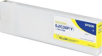 Tusz EPSON SJIC26P(Y), żółty, 295.2 ml Epson