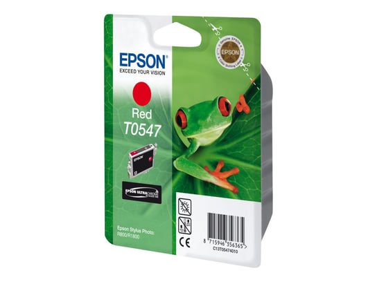 Tusz EPSON T0547, czerwony, 400 str Epson