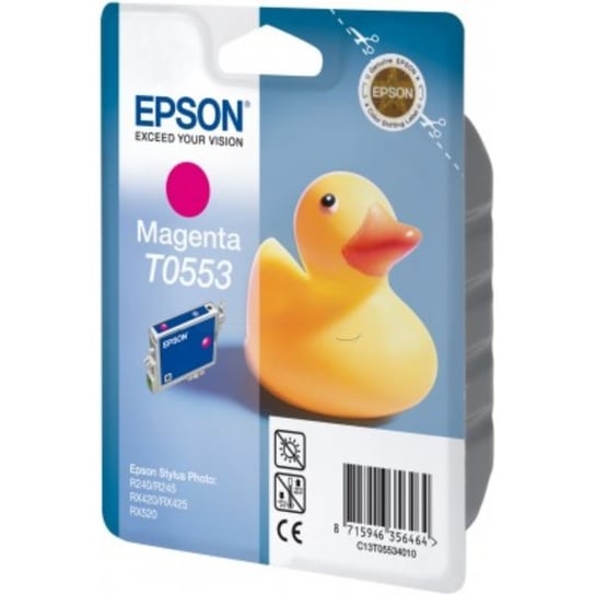 Tusz EPSON T0553, purpurowy, 8 ml Epson
