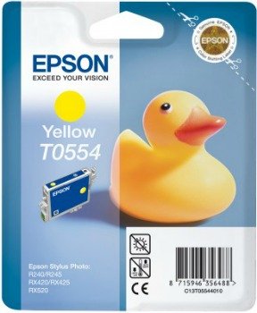 Tusz EPSON T0554, żółty, 8 ml Epson