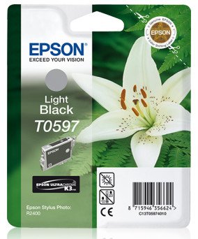 Tusz EPSON T0597 C13T05974010, czarny, 13 ml Epson