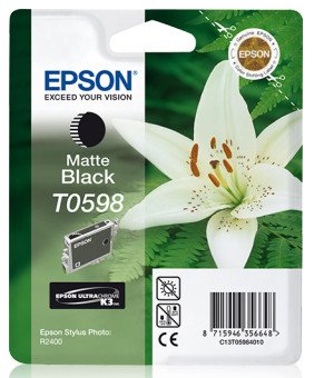 Tusz EPSON T0598 C13T05984010 Matte, czarny, 13 ml Epson