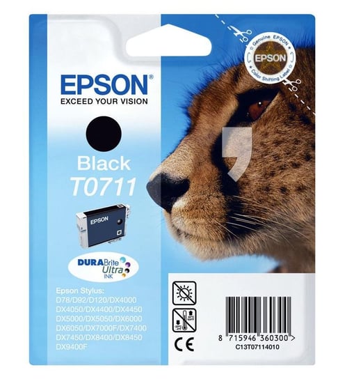 Tusz EPSON T0711 black DURABrite Epson