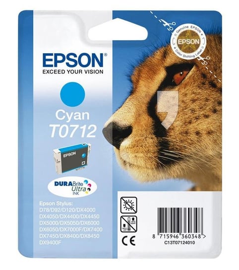 Tusz EPSON T0712 cyan DURABrite Epson
