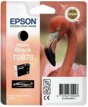 Tusz EPSON T0878, czarny, 11.4 ml Epson