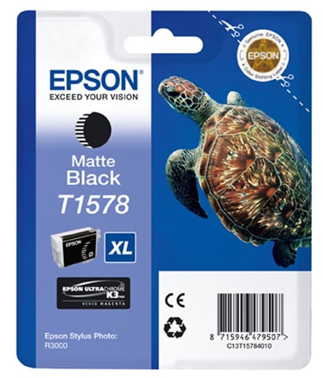 Tusz EPSON T1578, czarny mat, 25.9 ml Epson