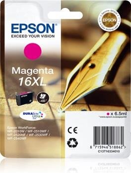 Tusz EPSON T1633 DURABrite XL, purpurowy, 6.5 ml Epson