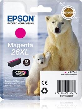 Tusz EPSON T2633 XL, purpurowy, 9.7 ml Epson